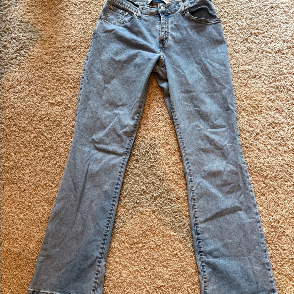 Classic Blue Relaxed Bootcut Women's Jeans
